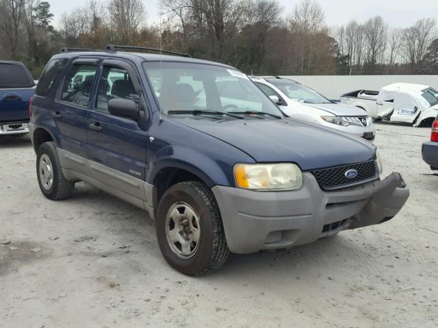 1FMYU02192KE09856 - 2002 FORD ESCAPE XLS BLUE photo 1