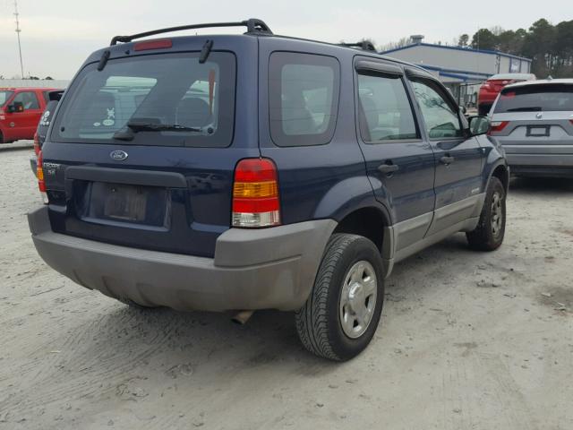 1FMYU02192KE09856 - 2002 FORD ESCAPE XLS BLUE photo 4