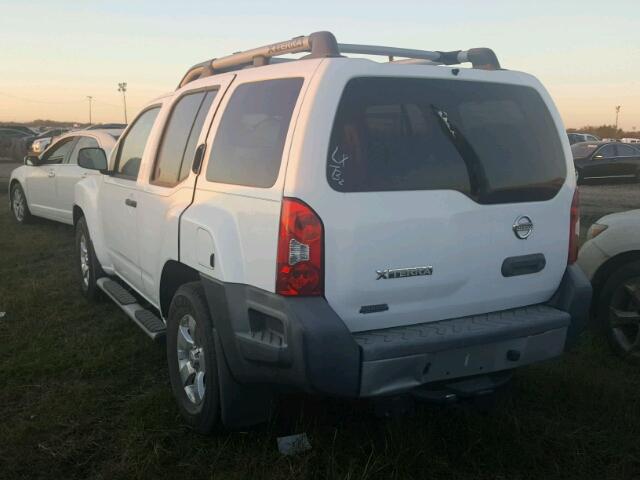 5N1AN0NU4AC515435 - 2010 NISSAN XTERRA OFF WHITE photo 3