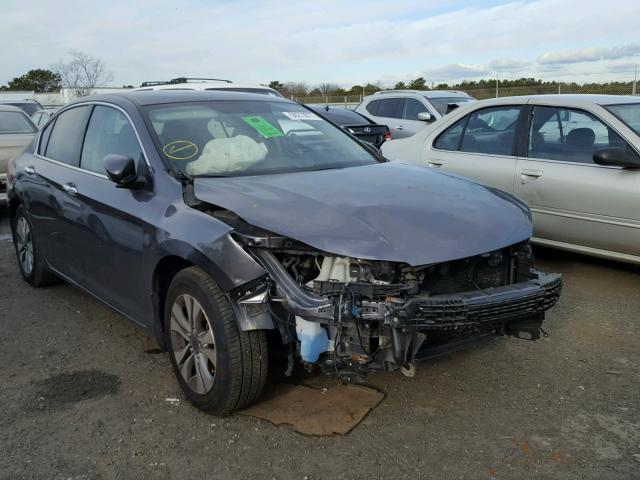 1HGCR2F39EA115909 - 2014 HONDA ACCORD LX GRAY photo 1