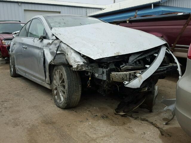 5NPE34AF2FH010693 - 2015 HYUNDAI SONATA SPO SILVER photo 1