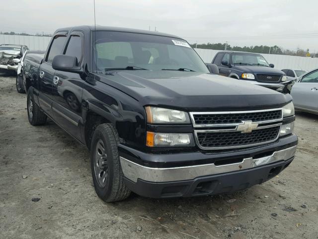 2GCEC13V361234639 - 2006 CHEVROLET SILVERADO BLACK photo 1