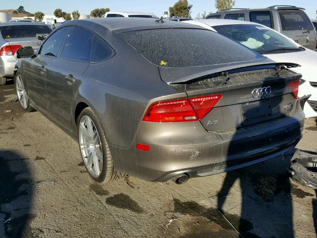 WAU2GAFC0EN055597 - 2014 AUDI A7 PRESTIG GRAY photo 3