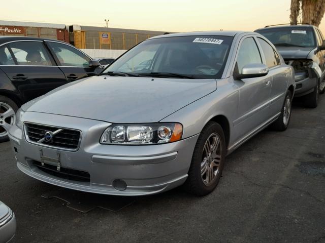 YV1RS592572609631 - 2007 VOLVO S60 2.5T SILVER photo 2