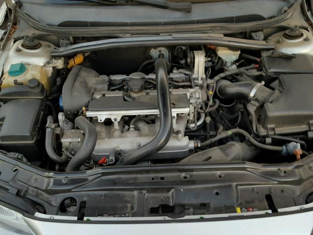 YV1RS592572609631 - 2007 VOLVO S60 2.5T SILVER photo 7