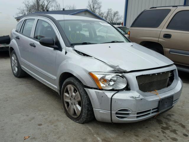 1B3HB48B87D374239 - 2007 DODGE CALIBER SX SILVER photo 1