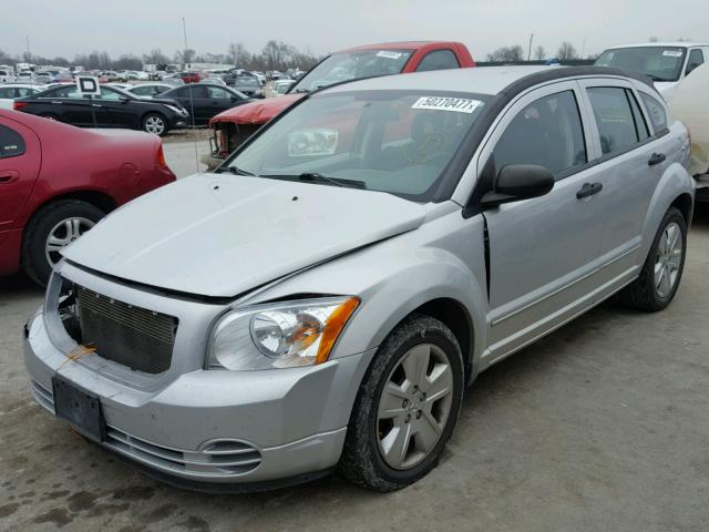 1B3HB48B87D374239 - 2007 DODGE CALIBER SX SILVER photo 2