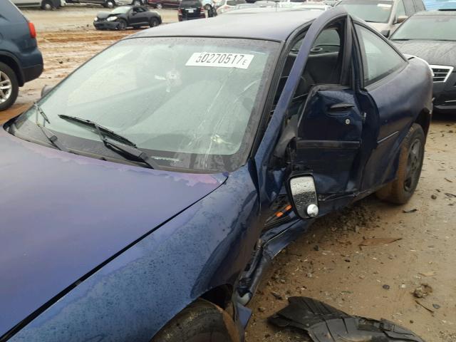 1G1JC124217362298 - 2001 CHEVROLET CAVALIER BLUE photo 9