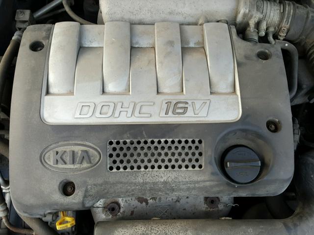 KNAFB121035291622 - 2003 KIA SPECTRA BA BLUE photo 7