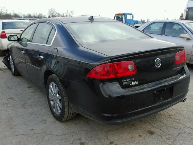 1G4HJ5EMXAU127160 - 2010 BUICK LUCERNE CX BLACK photo 3