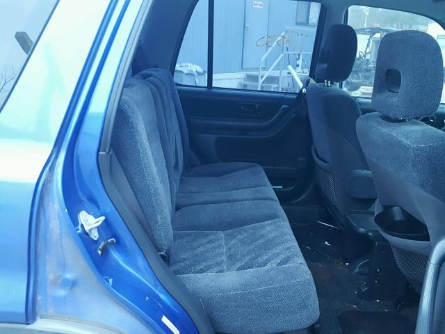 JHLRD284X1C007457 - 2001 HONDA CR-V LX BLUE photo 6