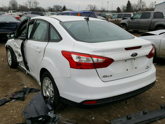 1FADP3F22DL190997 - 2013 FORD FOCUS SE WHITE photo 3