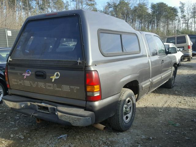 2GCEC19V0X1230332 - 1999 CHEVROLET SILVERADO CHARCOAL photo 4