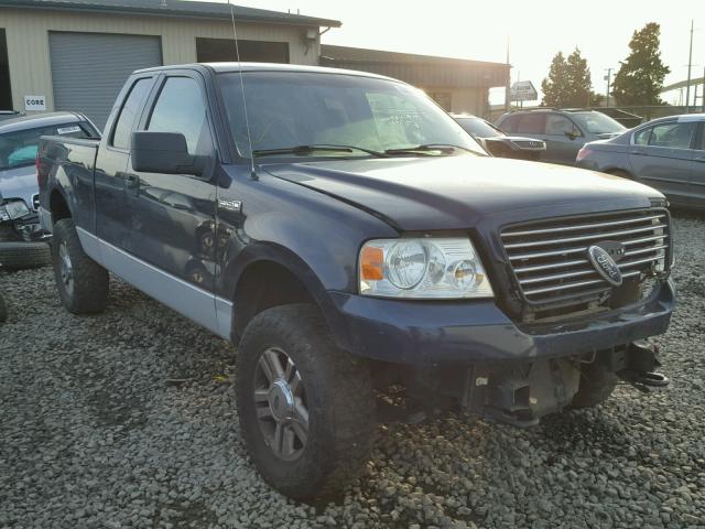 1FTPX14565FA46331 - 2005 FORD F150 BLUE photo 1