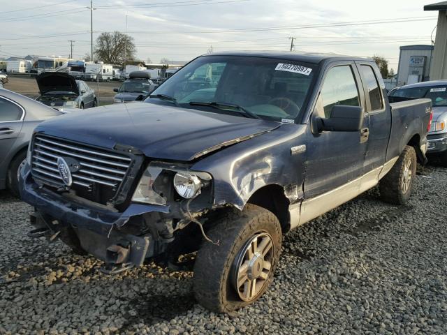 1FTPX14565FA46331 - 2005 FORD F150 BLUE photo 2