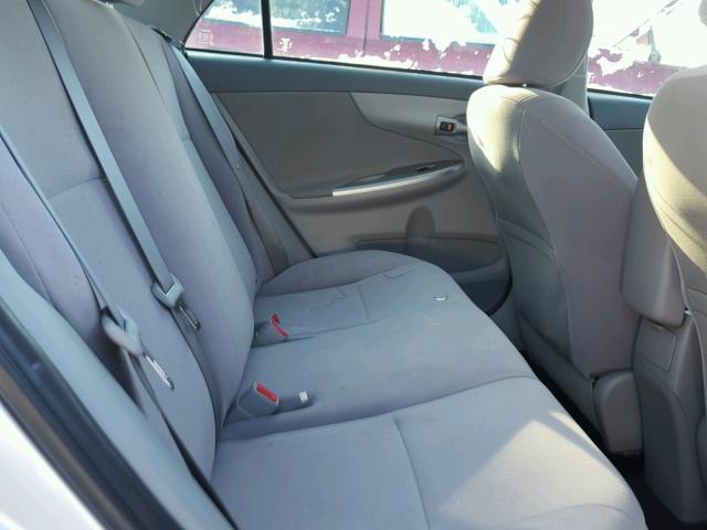 JTDBU4EE6A9111318 - 2010 TOYOTA COROLLA BA SILVER photo 6