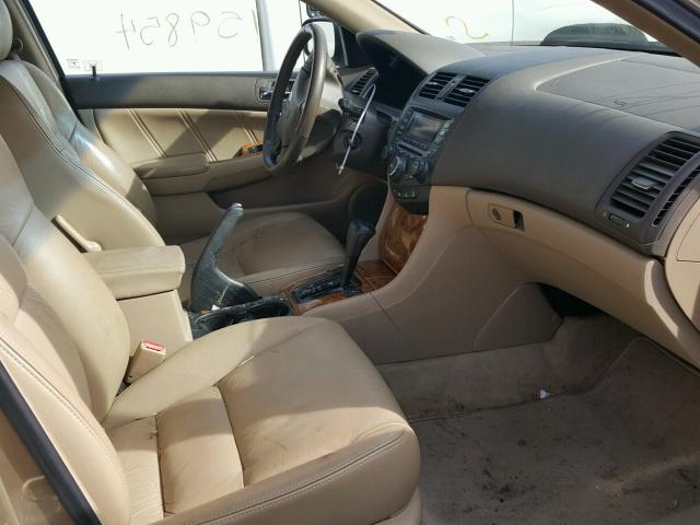 1HGCM56875A189907 - 2005 HONDA ACCORD EX GOLD photo 5