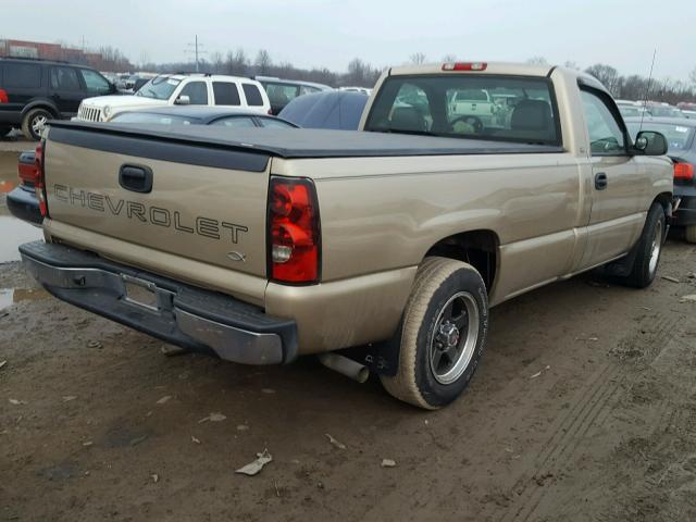 1GCEC14X35Z217667 - 2005 CHEVROLET SILVERADO GOLD photo 4