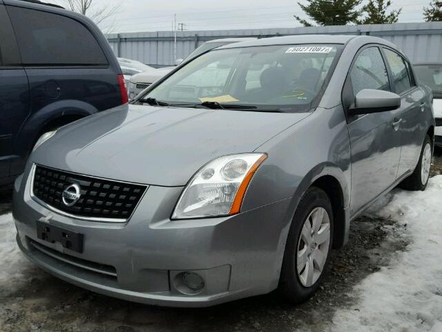 3N1AB61E58L624633 - 2008 NISSAN SENTRA 2.0 GRAY photo 2