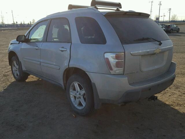 2CNDL63F256059265 - 2005 CHEVROLET EQUINOX LT SILVER photo 3