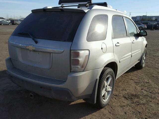 2CNDL63F256059265 - 2005 CHEVROLET EQUINOX LT SILVER photo 4