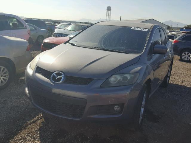 JM3ER293670137031 - 2007 MAZDA CX-7 GRAY photo 2