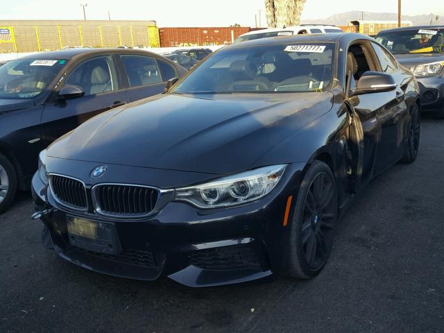 WBA3N7C50FK225012 - 2015 BMW 428 I BLACK photo 2