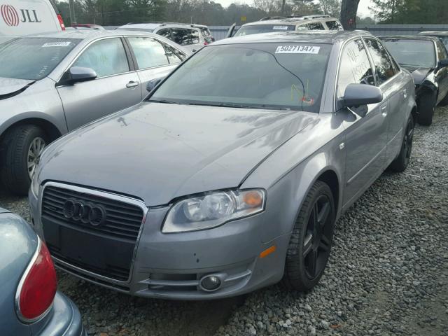 WAUDF78E26A245634 - 2006 AUDI A4 2.0T QU GRAY photo 2