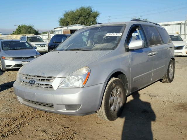 KNDMB233996321669 - 2009 KIA SEDONA EX SILVER photo 2