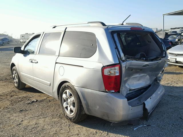 KNDMB233996321669 - 2009 KIA SEDONA EX SILVER photo 3