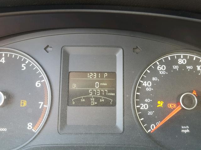 3VW2K7AJ0DM427973 - 2013 VOLKSWAGEN JETTA BASE GRAY photo 8