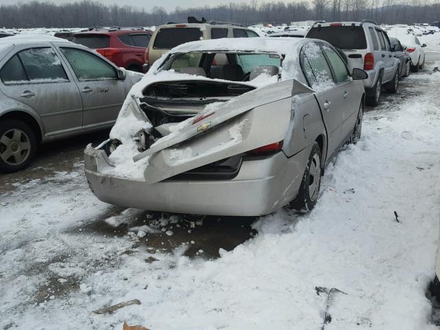 1G1ZS58F37F139420 - 2007 CHEVROLET MALIBU LS SILVER photo 4