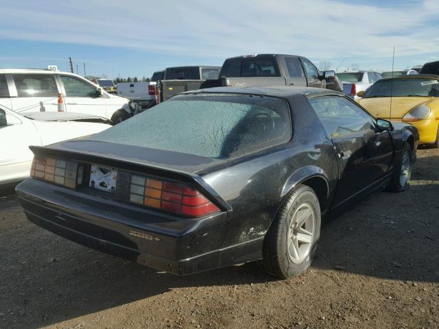 1G1FP87F4FL497553 - 1985 CHEVROLET CAMARO BLACK photo 4