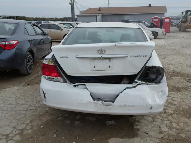 4T1BE30K76U676830 - 2006 TOYOTA CAMRY LE WHITE photo 9