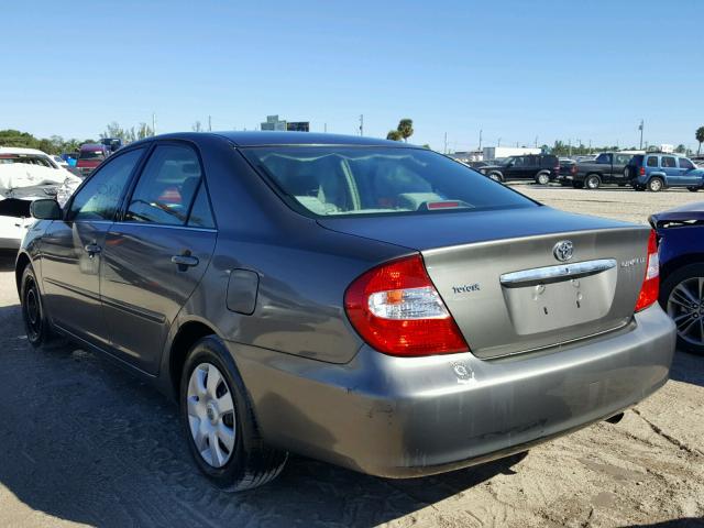 4T1BE32K93U770247 - 2003 TOYOTA CAMRY LE GRAY photo 3