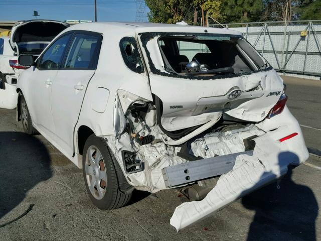 2T1KU40E79C153560 - 2009 TOYOTA COROLLA MA WHITE photo 3