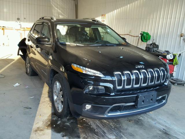 1C4PJMDS8GW134664 - 2016 JEEP CHEROKEE L BLACK photo 1