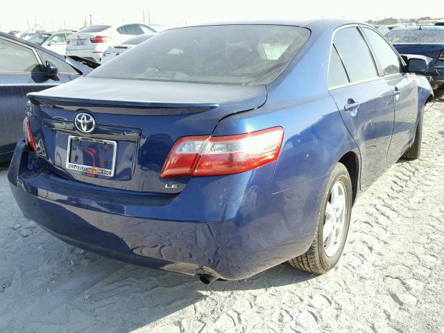 4T1BE46K97U088944 - 2007 TOYOTA CAMRY NEW BLUE photo 4