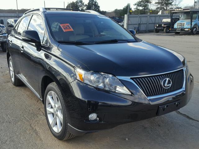 2T2ZK1BA6BC061693 - 2011 LEXUS RX 350 BLACK photo 1