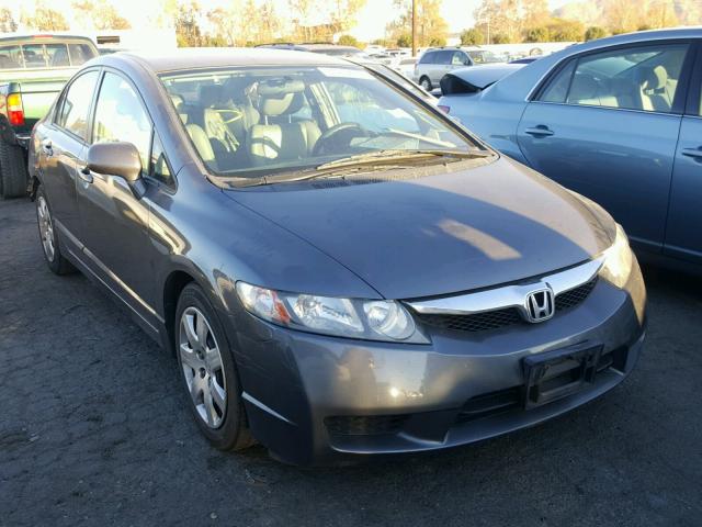 2HGFA1F52BH302471 - 2011 HONDA CIVIC LX CHARCOAL photo 1