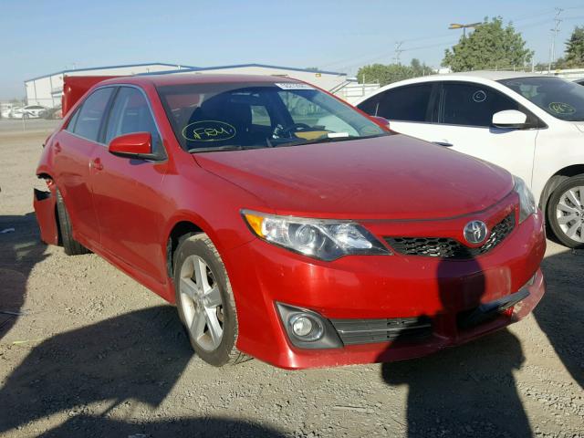 4T1BF1FK8DU663882 - 2013 TOYOTA CAMRY L BURGUNDY photo 1