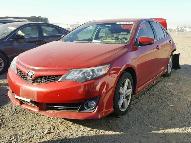 4T1BF1FK8DU663882 - 2013 TOYOTA CAMRY L BURGUNDY photo 2