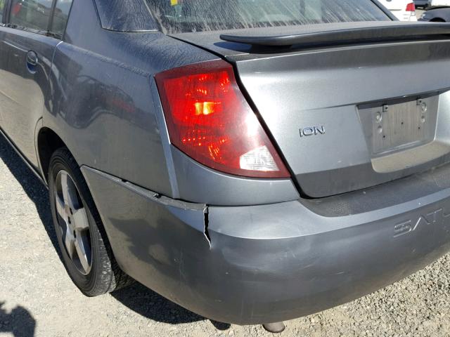 1G8AL55B86Z108089 - 2006 SATURN ION LEVEL GRAY photo 9