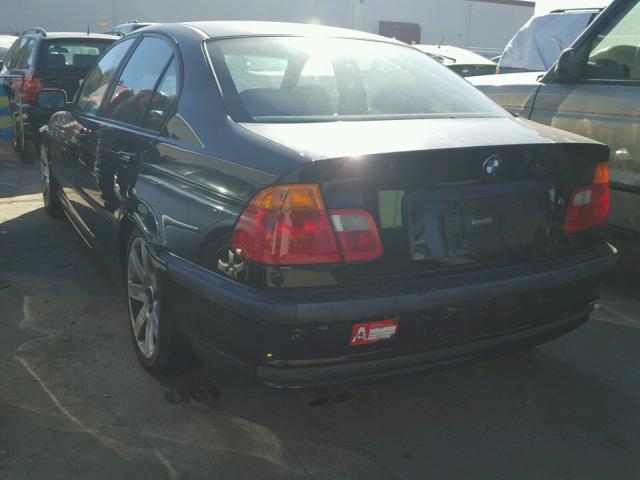 WBAAN37421NE56277 - 2001 BMW 325 I BLACK photo 3