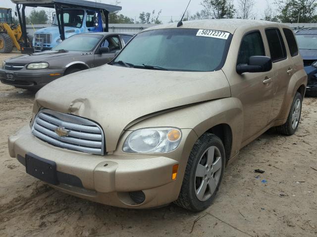 3GNDA13D68S608880 - 2008 CHEVROLET HHR LS GOLD photo 2