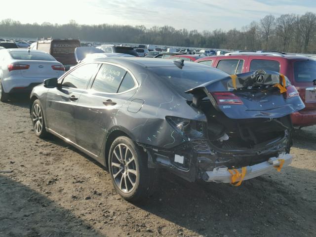 19UUB3F73GA003417 - 2016 ACURA TLX ADVANC BLACK photo 3