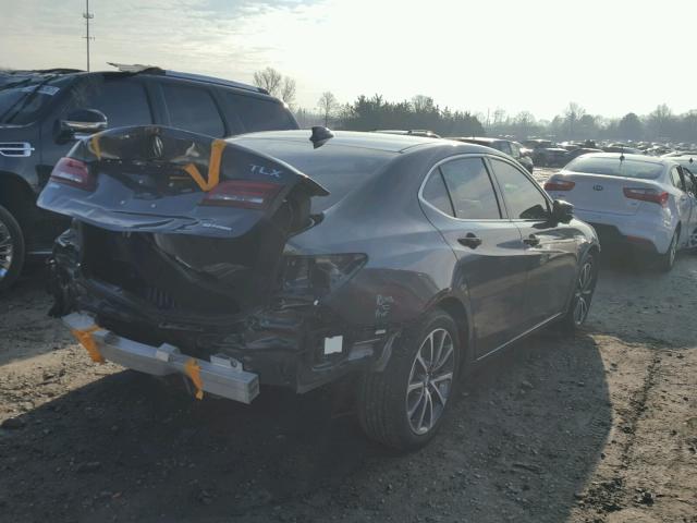 19UUB3F73GA003417 - 2016 ACURA TLX ADVANC BLACK photo 4