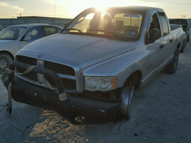 1D7HA18N44S673556 - 2004 DODGE RAM 1500 S SILVER photo 2