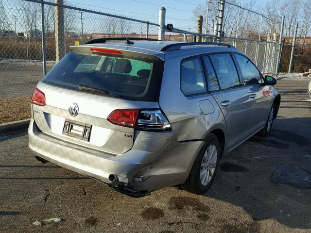 3VWC17AU5GM514581 - 2016 VOLKSWAGEN GOLF SPORT GRAY photo 4