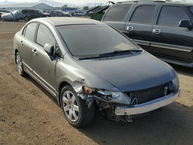 1HGFA165X8L083674 - 2008 HONDA CIVIC LX GRAY photo 1